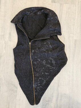 Plazma Lab Asymmetrical Zip Vest/Top